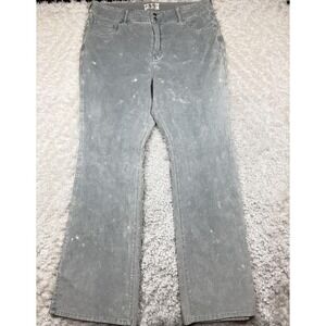 We The Free Jeans Womens 35 CRVY High Rise Wide Leg Flair Distressed Y2K Retro